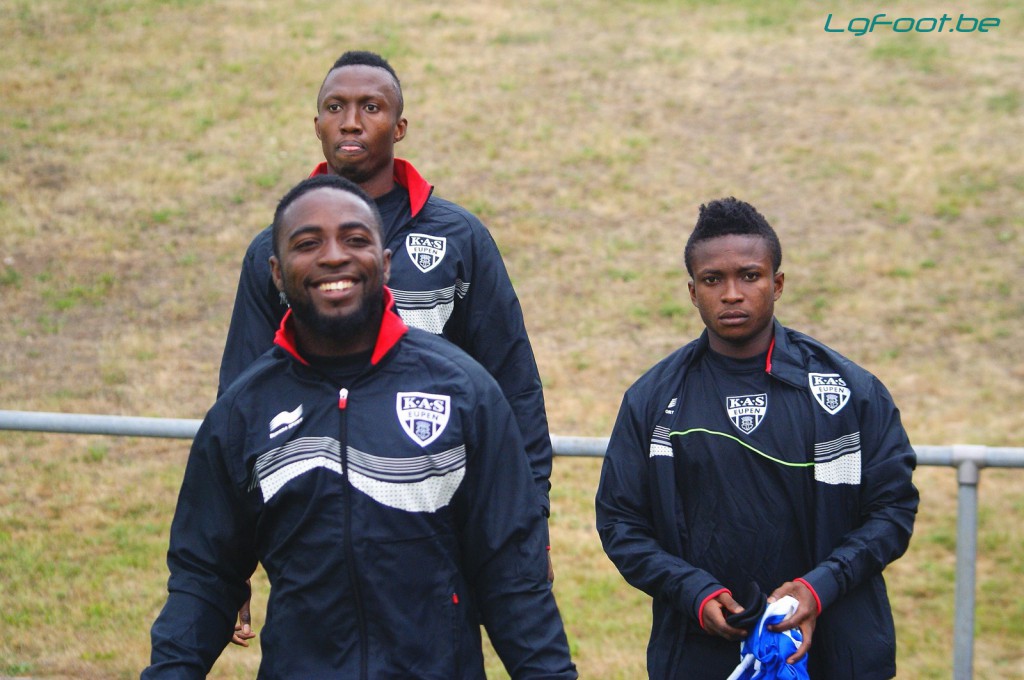 La stratégie d'Aspire se poursuit: les Eupenois Bassey et Diedhiou sont ainsi invités à franchir un cap dans un autre club, alors qu'Asamoah (à droite) a été prêté à l'OH Louvain (photo LD).
