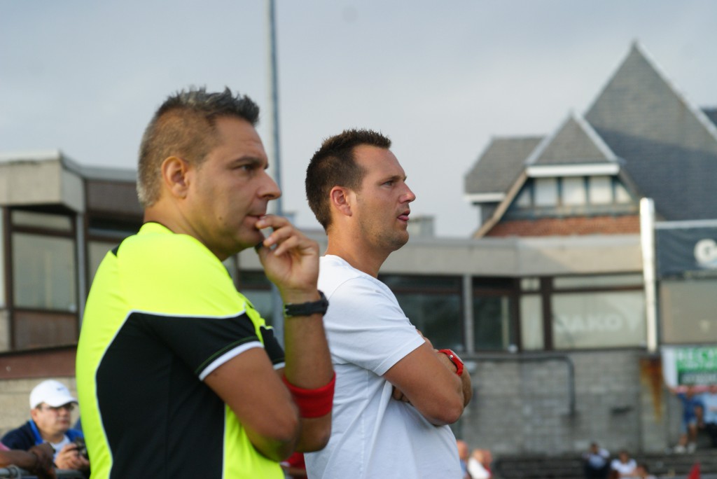 Dimanche difficile pour les entraîneurs verviétois, Giorgio Chimento et Quentin Slupik.